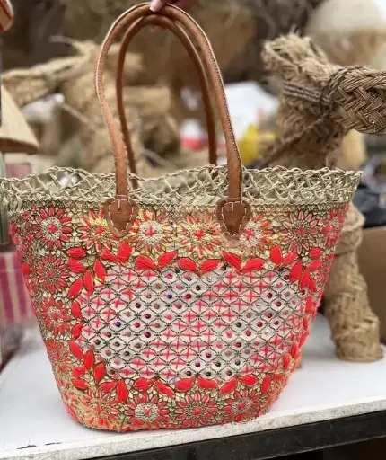 Grand panier en osier 